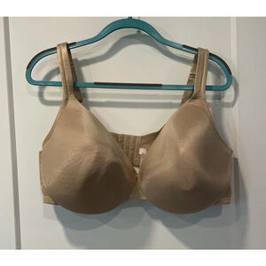 Cacique Underwire Lightly Lined Full Coverage Nude Bra size 46DD Lane Bryant